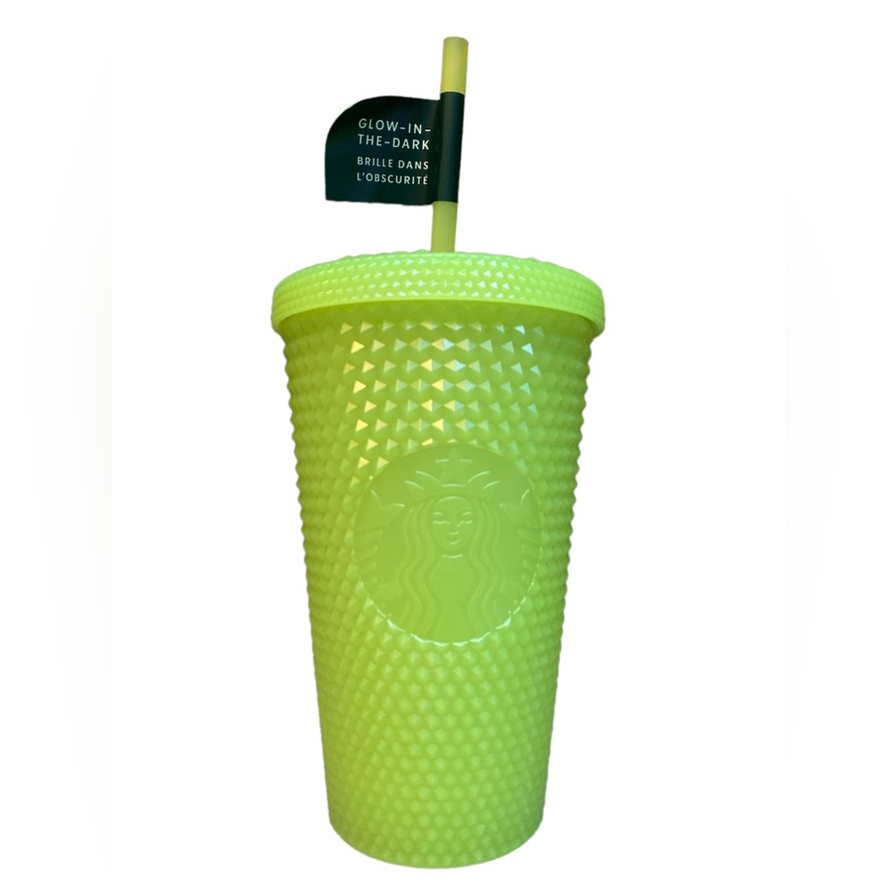 Starbucks 2022 Halloween Glow in the Dark Lemongrass Grande Cold Cup 16 fl oz
